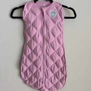 Pink Quilted Kids Pajamas Sleep Sack